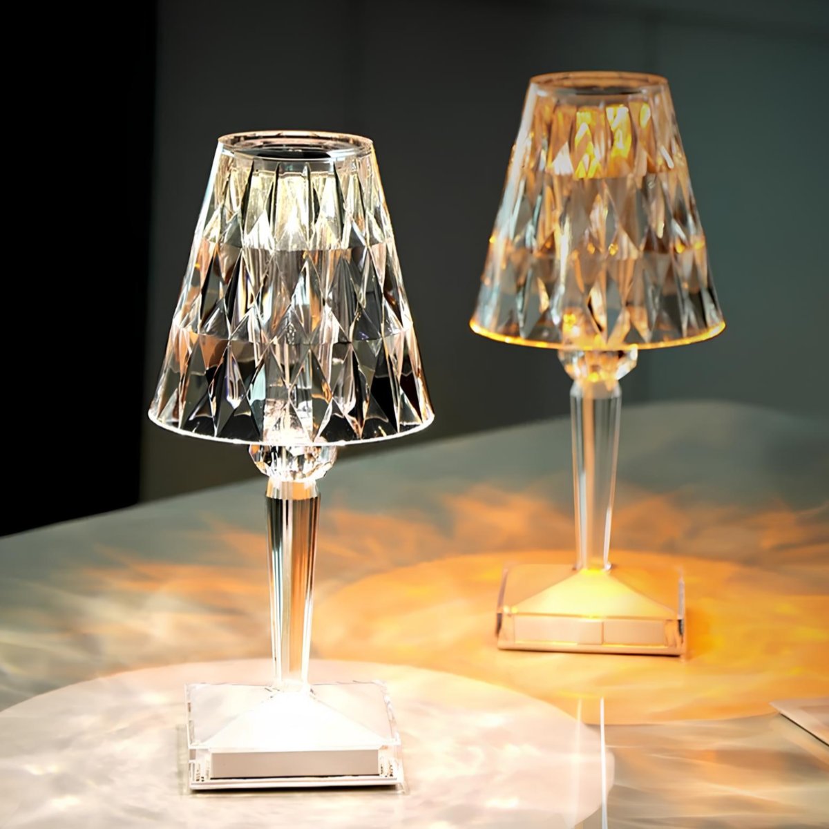 Delira Tafellamp Kristal Touch Oplaadbaar