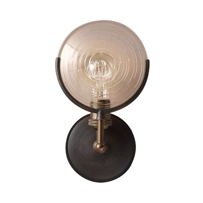 Delira Wandlamp Metaal Glasbol Zwart