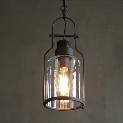 Delira Hanglamp Industrieel Glas Vintage