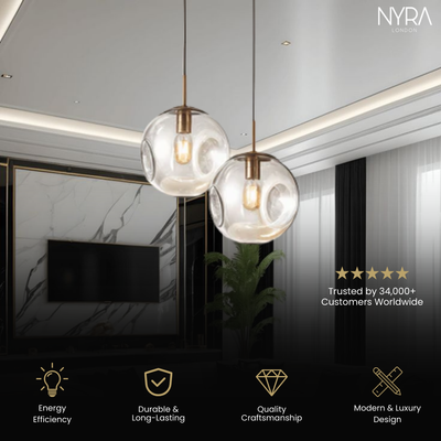 Delira Hanglamp Glazen Lijnvorm
