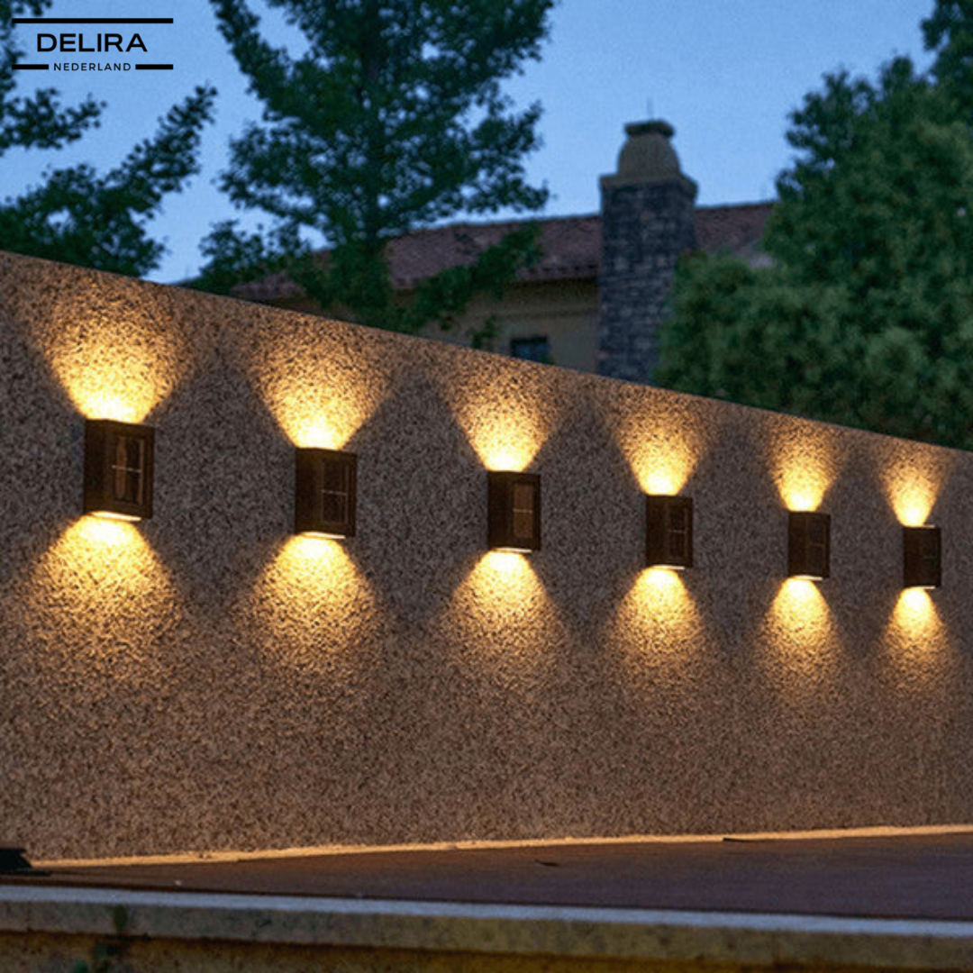 LumaBrite™ – Stijlvolle wandlamp op zonne-energie