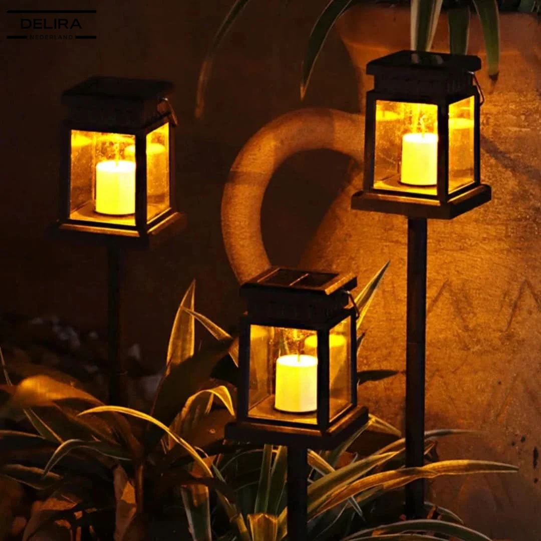 LumièreGlow™ – De stijlvolle solar lantaarn voor een warme, veilige sfeer
