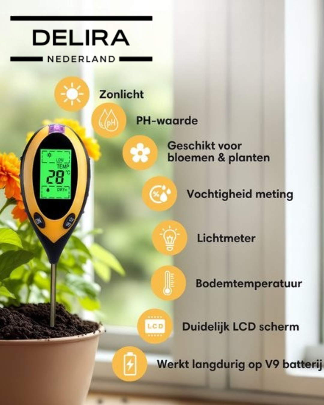 SoilSense™ – Jouw slimme bodemexpert voor gezonde planten 🌿