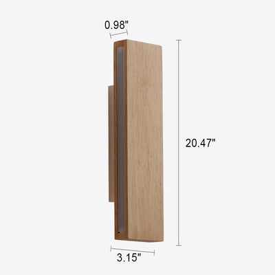 Delira Wandlamp Hout LED Minimalistisch Design