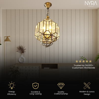 Delira Hanglamp met Glazen Vormen