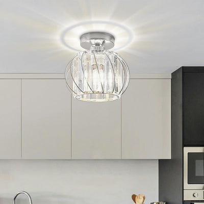 Delira Plafondlamp Glas Zwart Minimalistisch