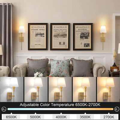 Delira Oplaadbare Draadloze Wandlamp 2st