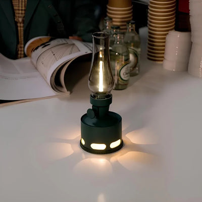Delira Tafellamp Vintage LED Lantaarn Oplaadbaar