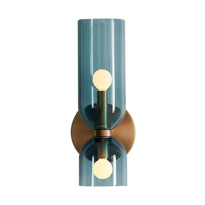 Delira Wandlamp Dubbele Glaslamp Design