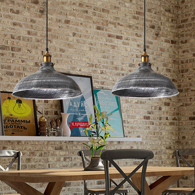 Delira Industriële Hanglamp Metaal Grijs