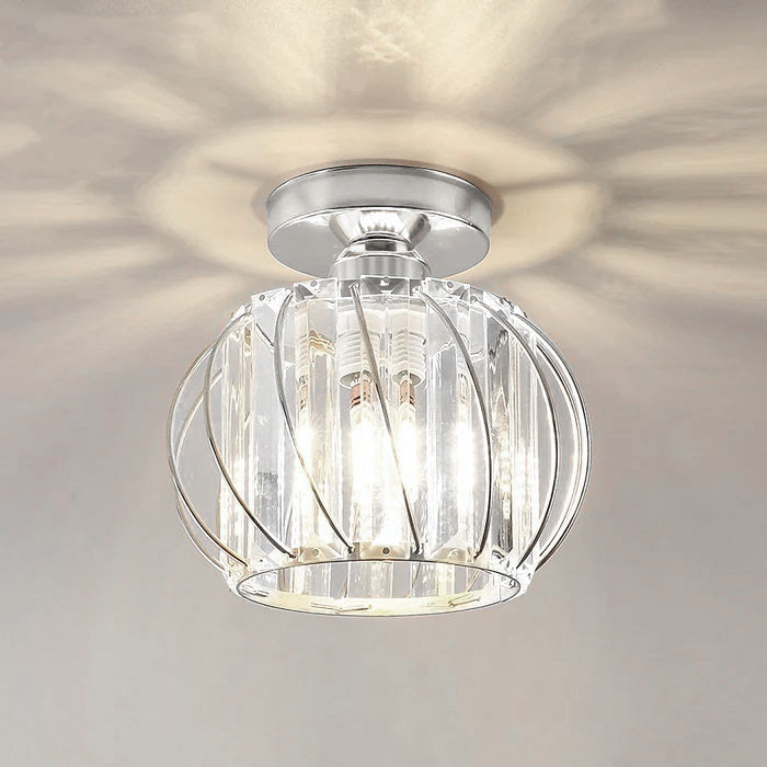 Delira Plafondlamp Glas Zwart Minimalistisch