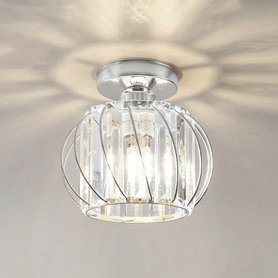 Delira Plafondlamp Glas Zwart Minimalistisch