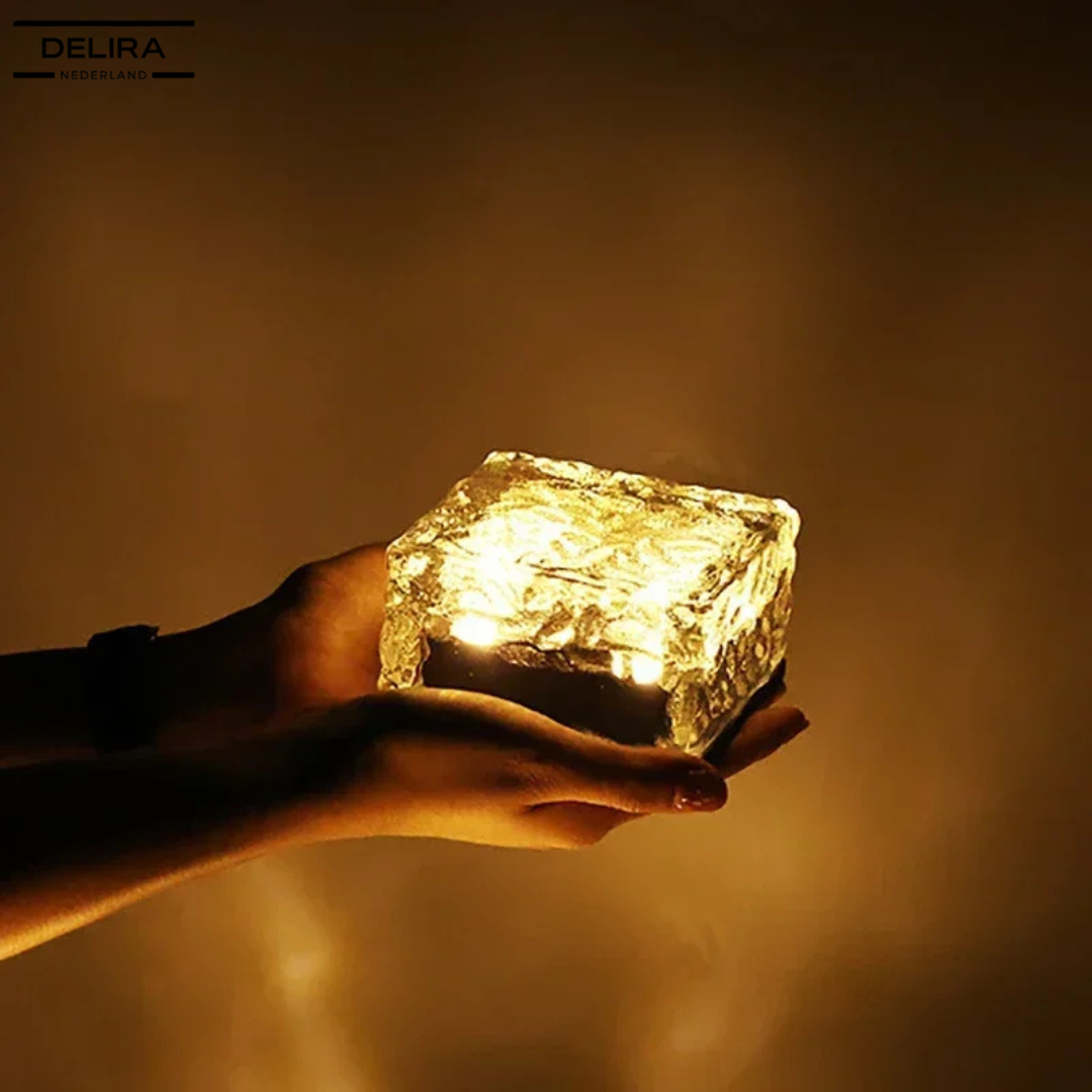 GlowBrick™ – Solar Lichtsteen voor tuin & terras