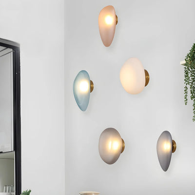 Delira Wandlamp Glas Pebble Kleuren