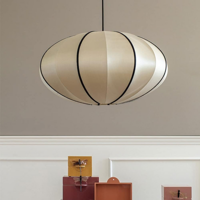 Delira Hanglamp Zijde Pompoenvorm