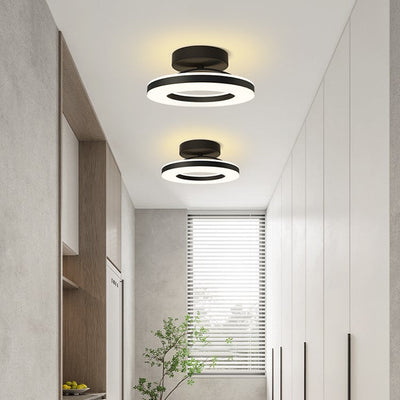 Delira Plafondlamp Goud IJzer LED Modern