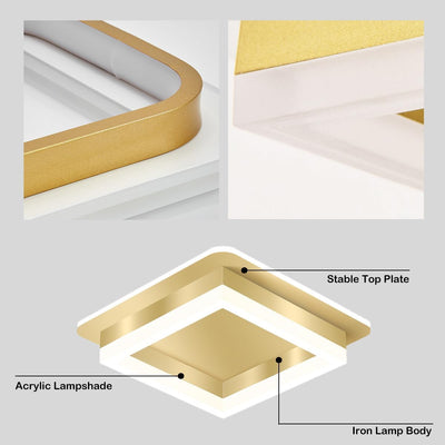 Delira Plafondlamp Vierkant LED Design