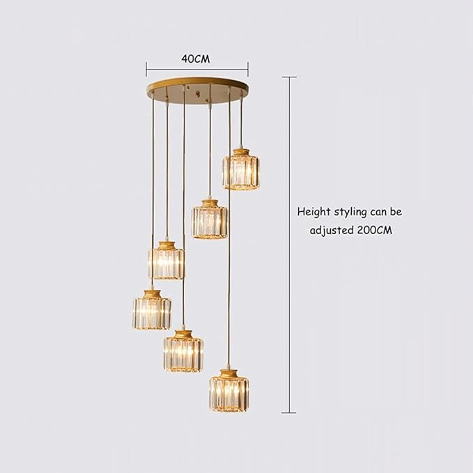Delira Kroonluchter Kristal Goud Luxe