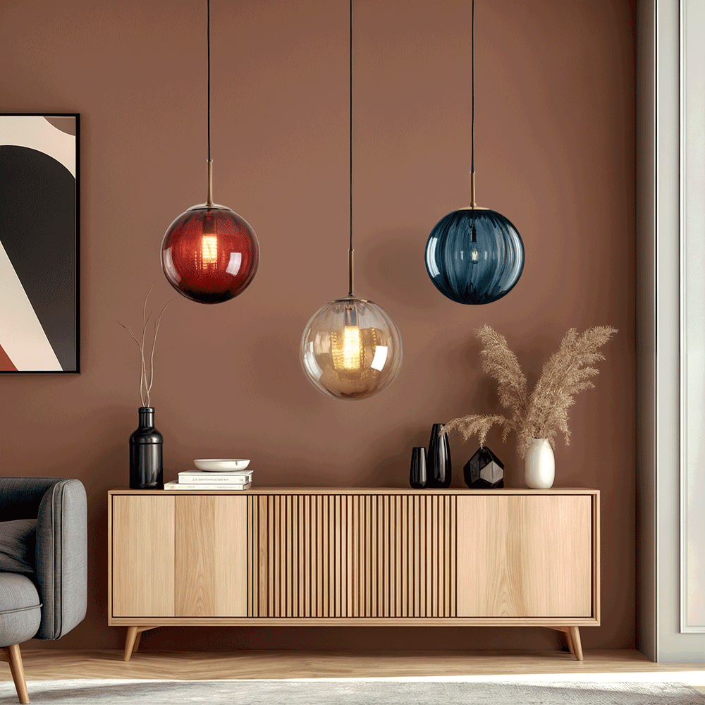 Delira Hanglamp Met Glazen Bel