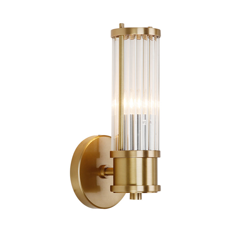 Delira Wandlamp Goud Kristallen Cilinder