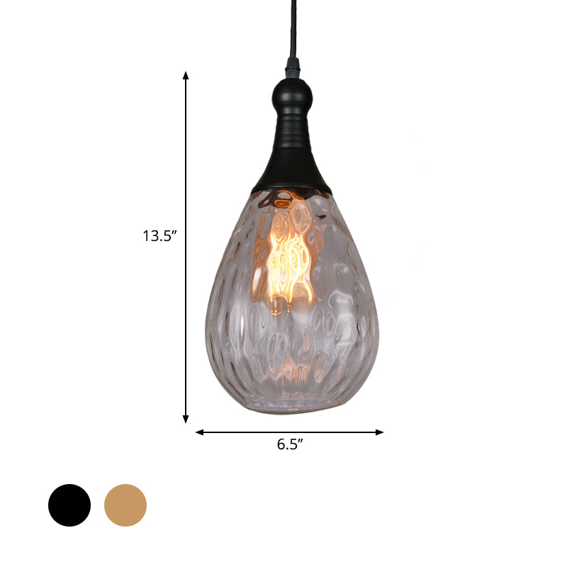 Delira Hanglamp Glas Druppelvorm