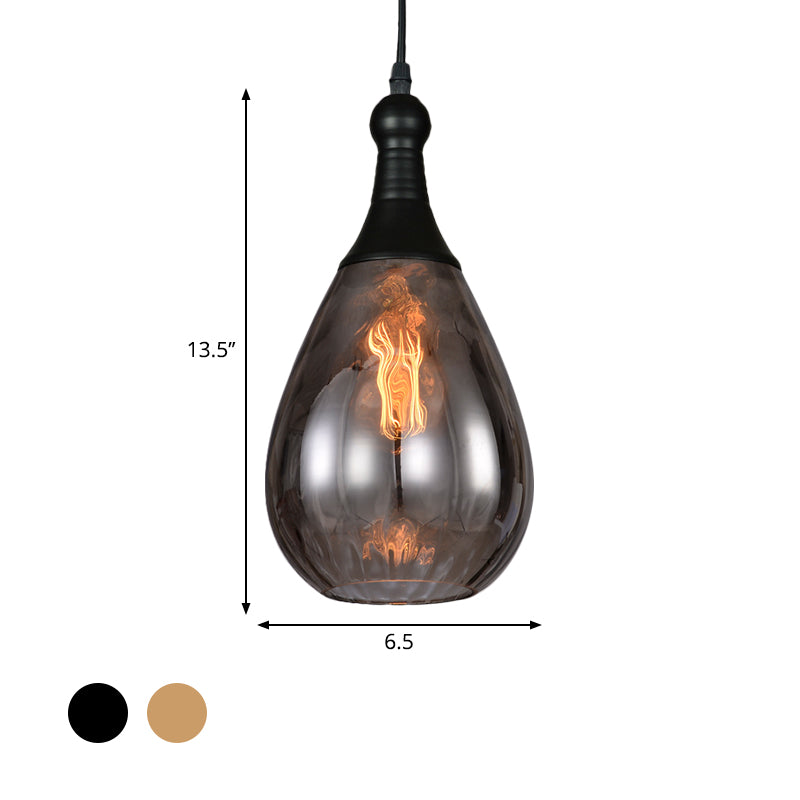 Delira Hanglamp Glas Druppelvorm