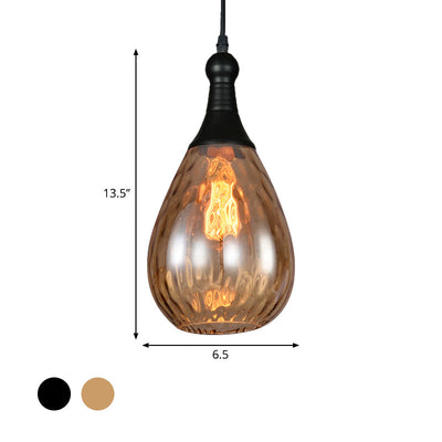 Delira Hanglamp Glas Druppelvorm