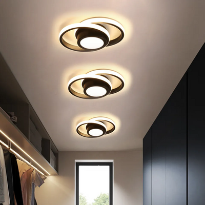 Delira Plafondlamp Minimalistisch Dubbele Ring