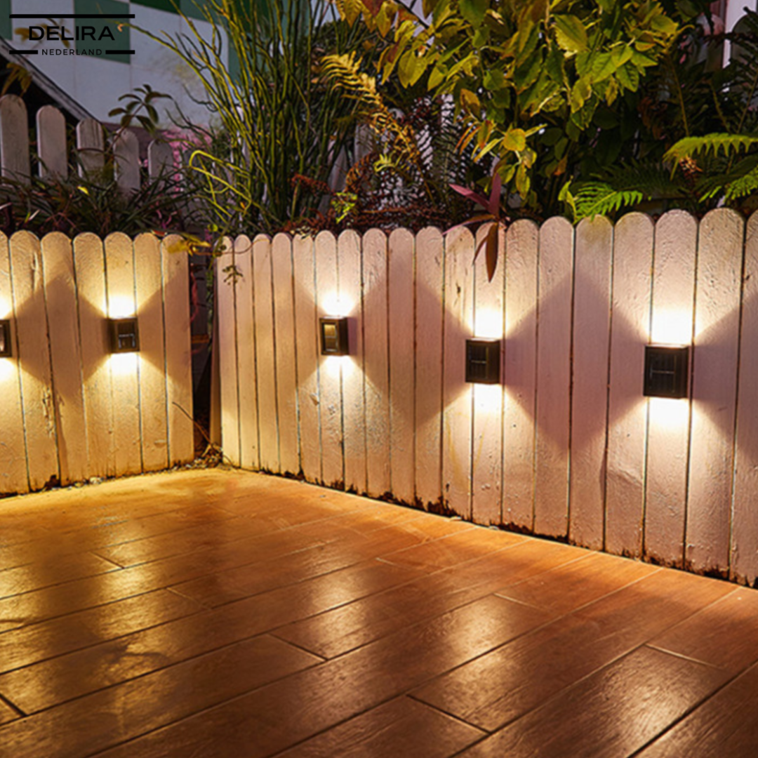 LumaBrite™ – Stijlvolle wandlamp op zonne-energie