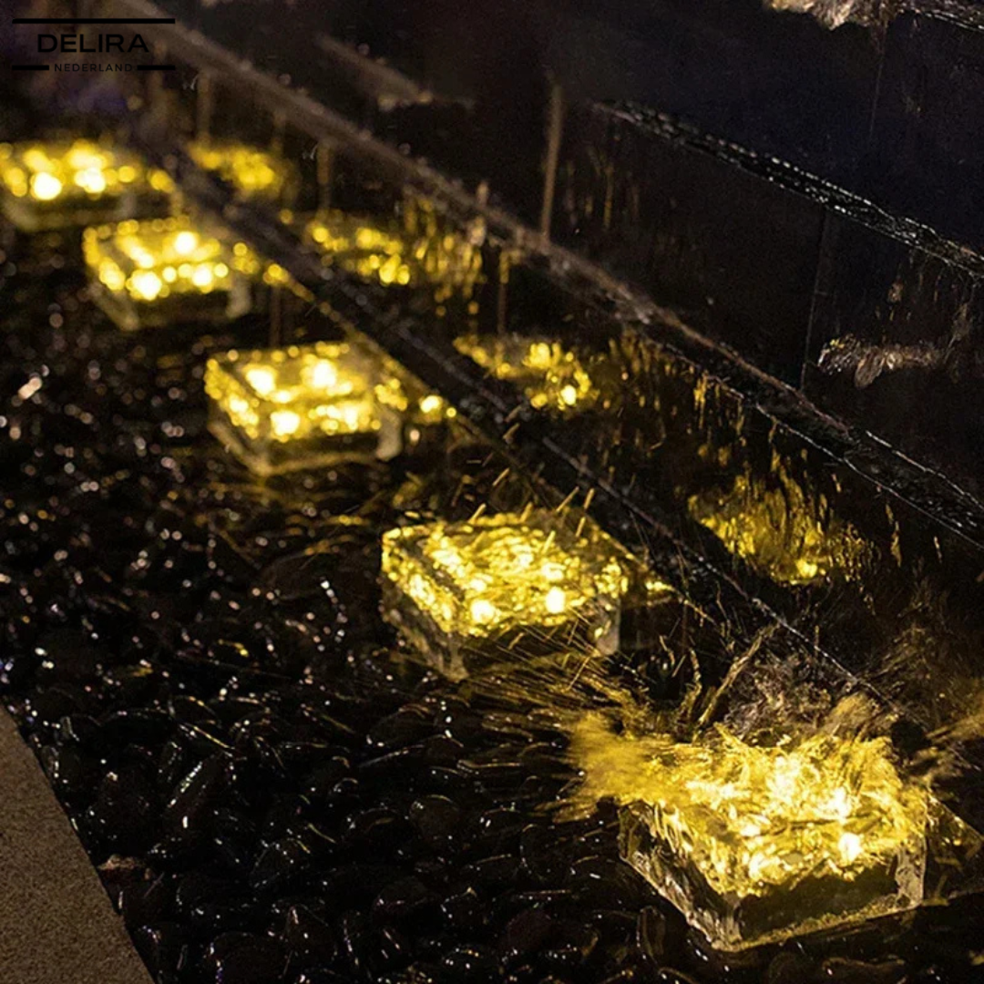 GlowBrick™ – Solar Lichtsteen voor tuin & terras