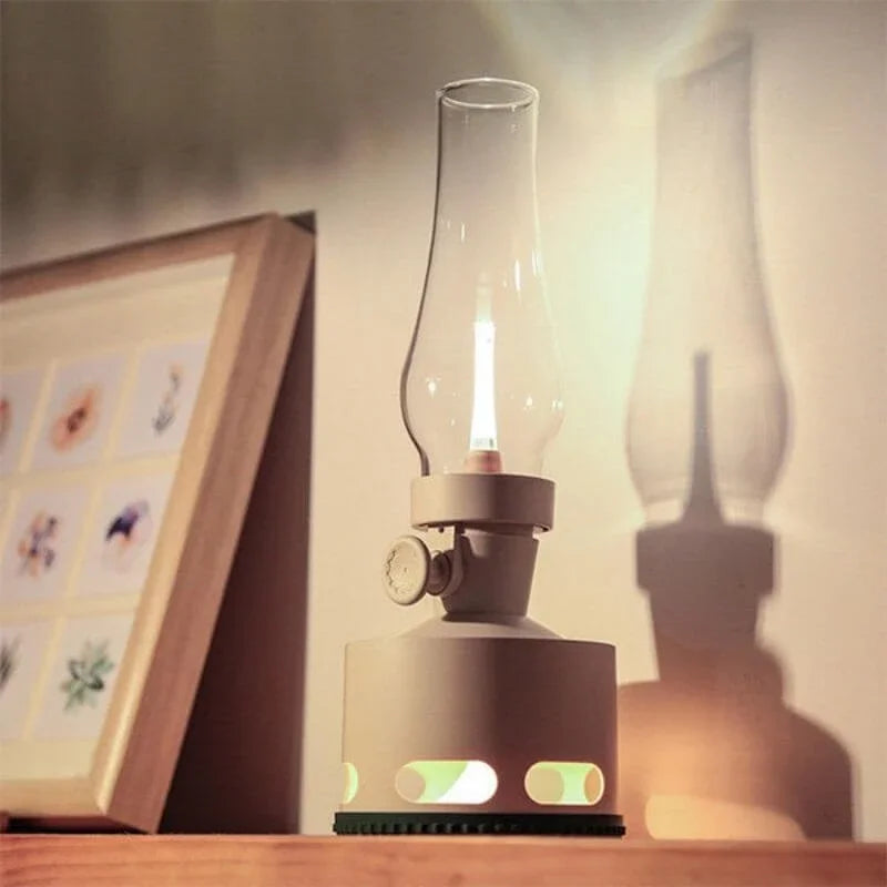 Delira Tafellamp Vintage LED Lantaarn Oplaadbaar