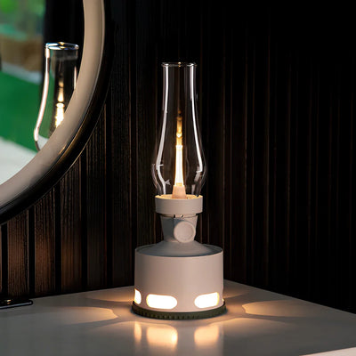 Delira Tafellamp Vintage LED Lantaarn Oplaadbaar