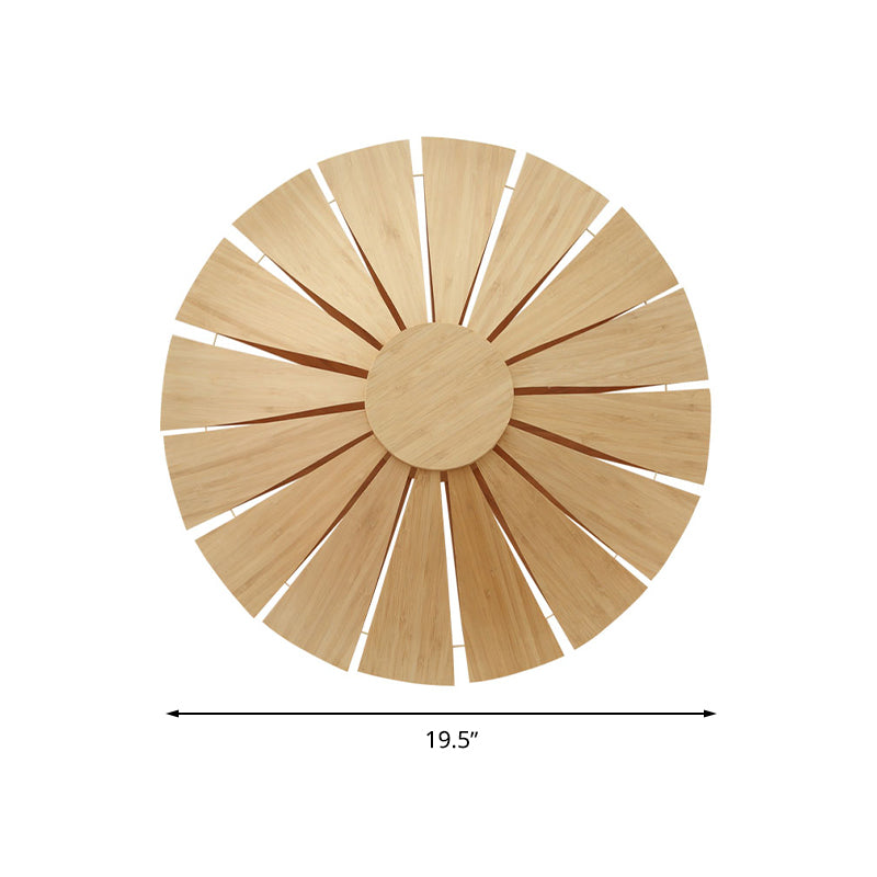 Delira Wandlamp Hout Rond Modern
