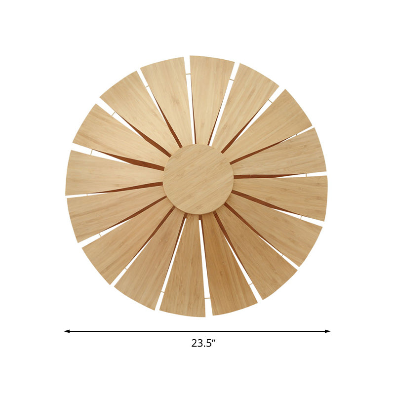 Delira Wandlamp Hout Rond Modern