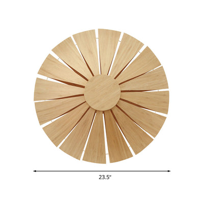 Delira Wandlamp Hout Rond Modern