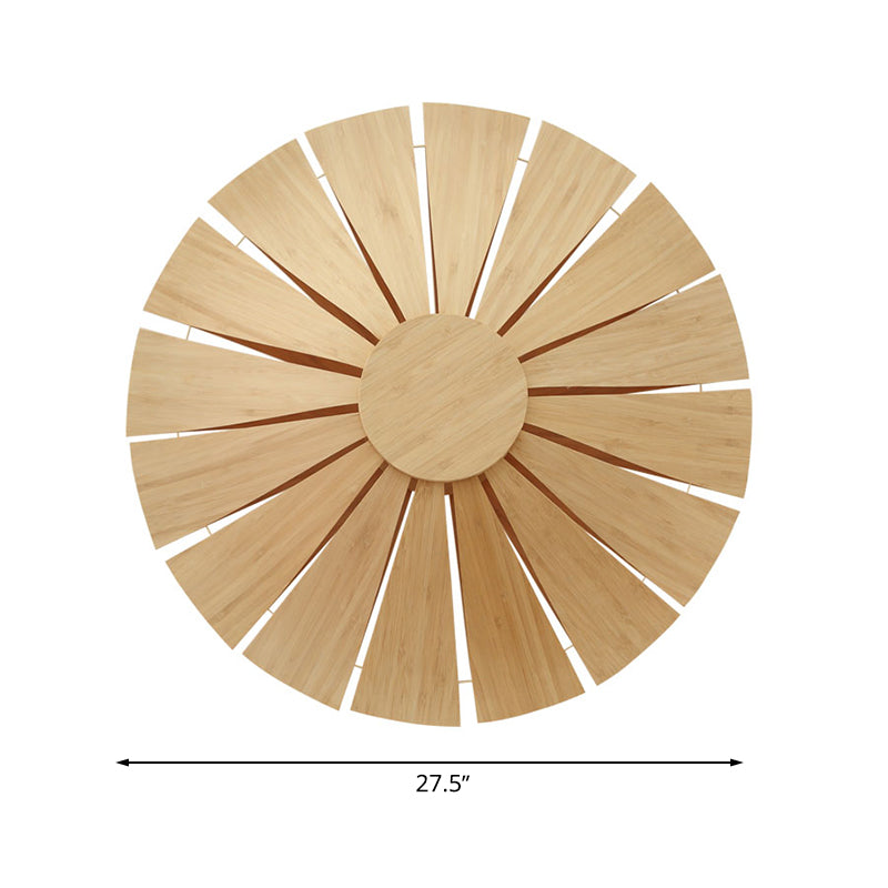 Delira Wandlamp Hout Rond Modern
