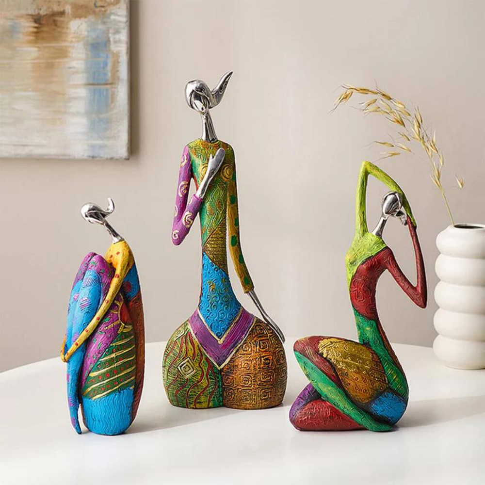 Delira Sculptuur Kleurrijke Abstracte Vorm