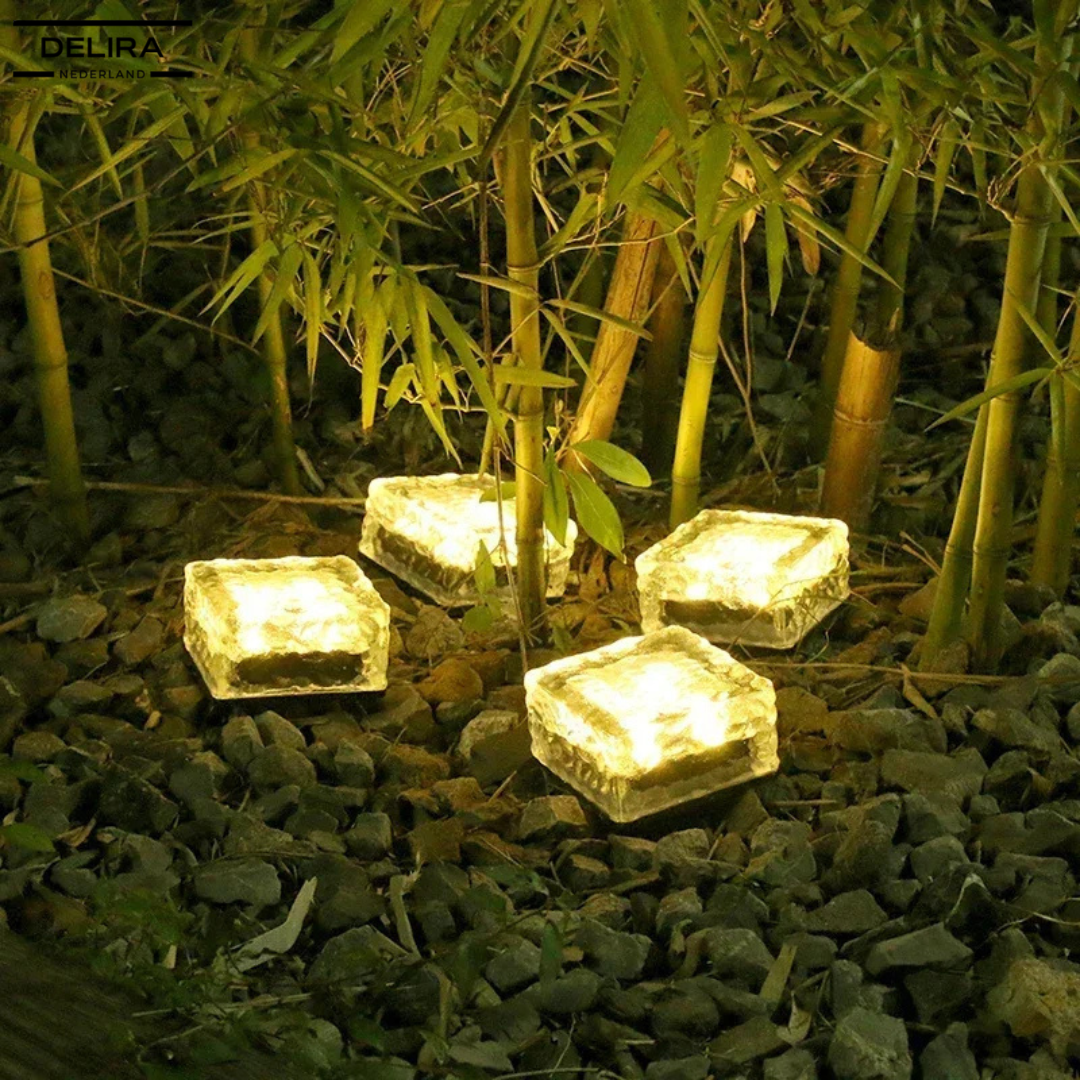 GlowBrick™ – Solar Lichtsteen voor tuin & terras