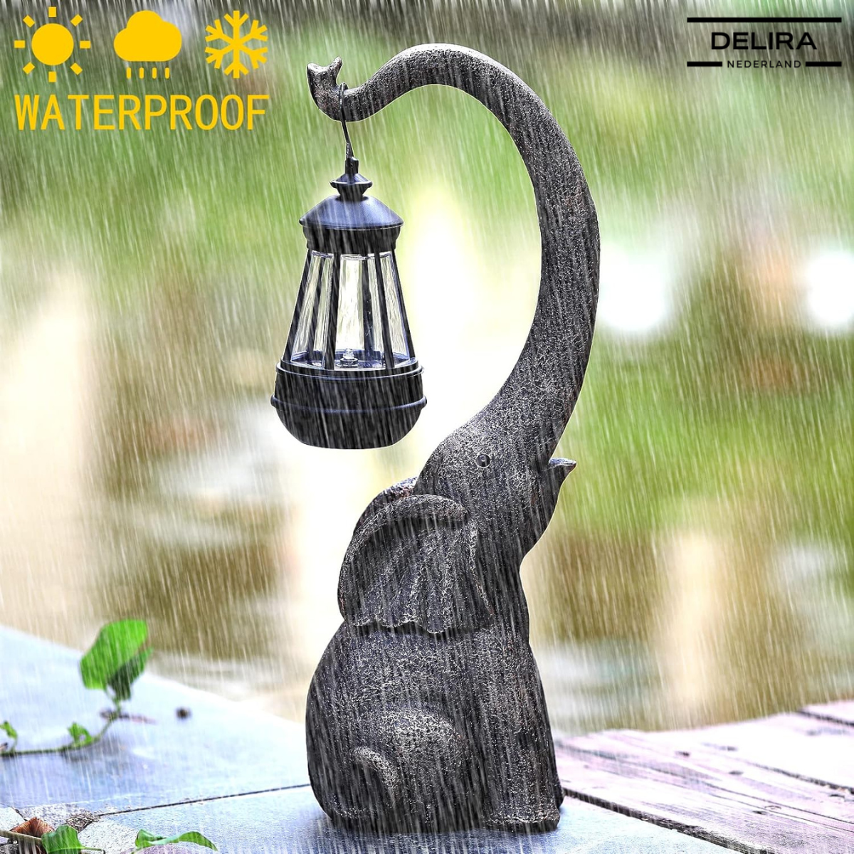 Glowphant™ – Betoverende solarverlichting voor een magische tuinsfeer