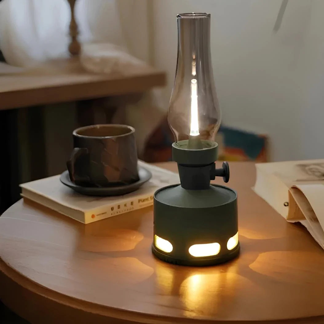 Delira Tafellamp Vintage LED Lantaarn Oplaadbaar