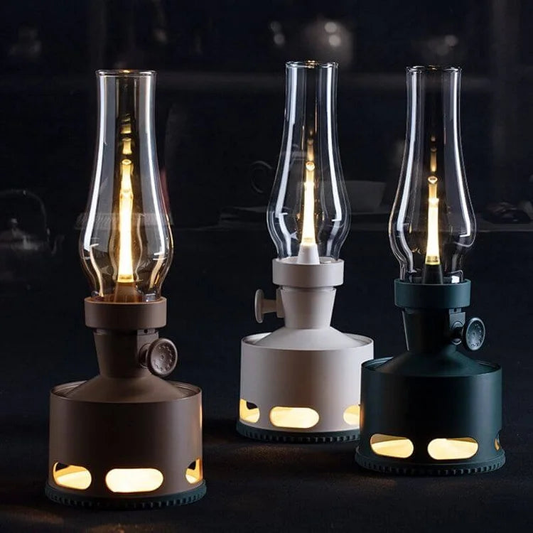 Delira Tafellamp Vintage LED Lantaarn Oplaadbaar