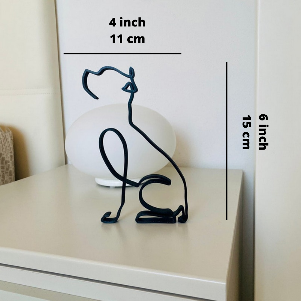Delira Decoratief Dierenbeeld Hond of Kat