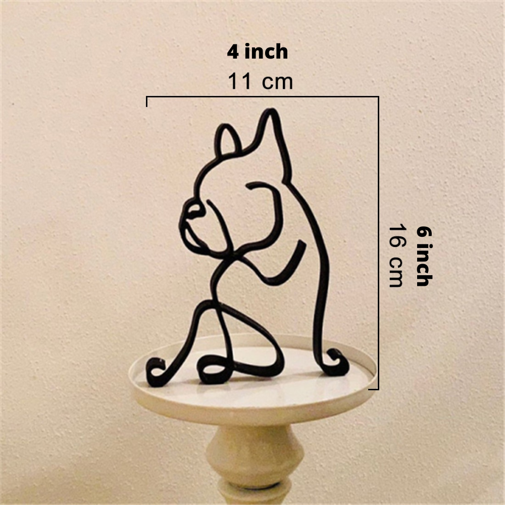 Delira Decoratief Dierenbeeld Hond of Kat