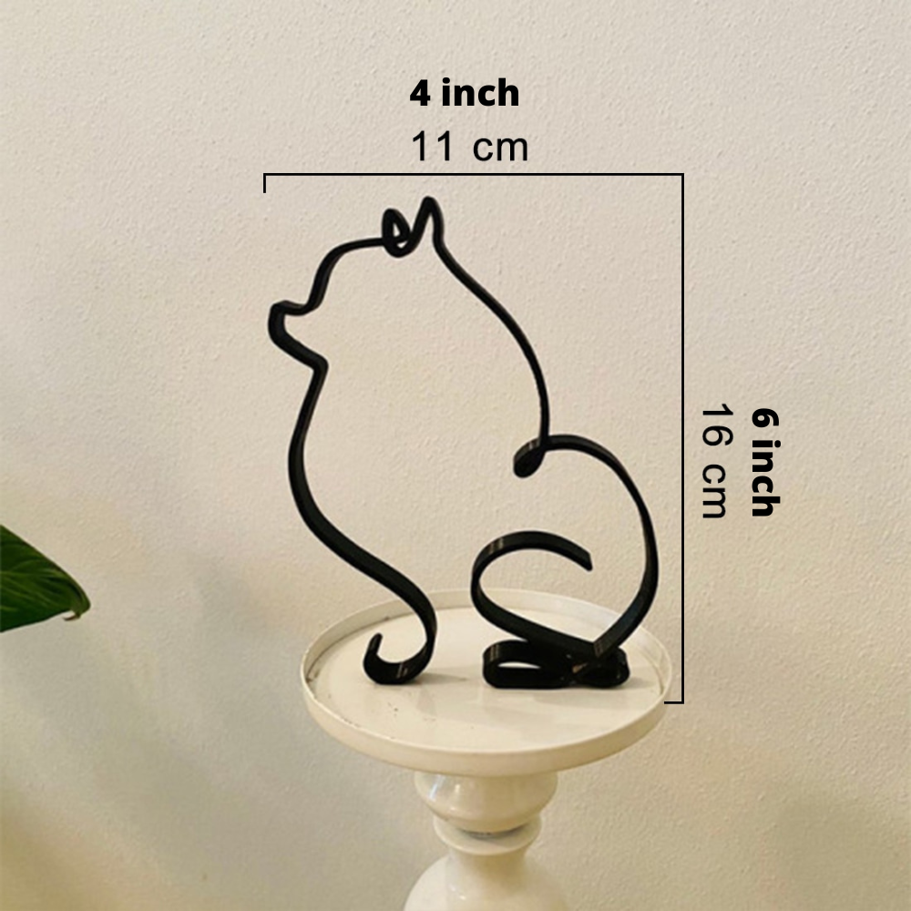 Delira Decoratief Dierenbeeld Hond of Kat