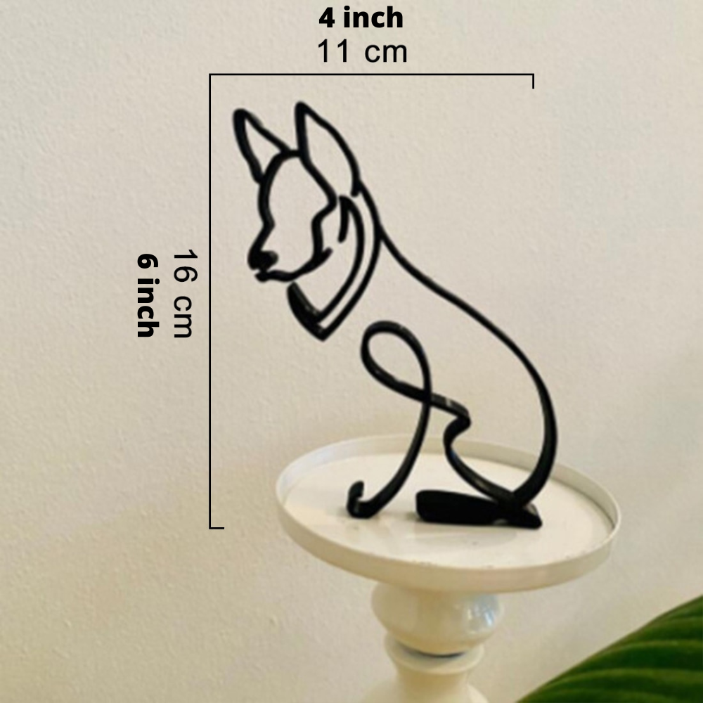 Delira Decoratief Dierenbeeld Hond of Kat