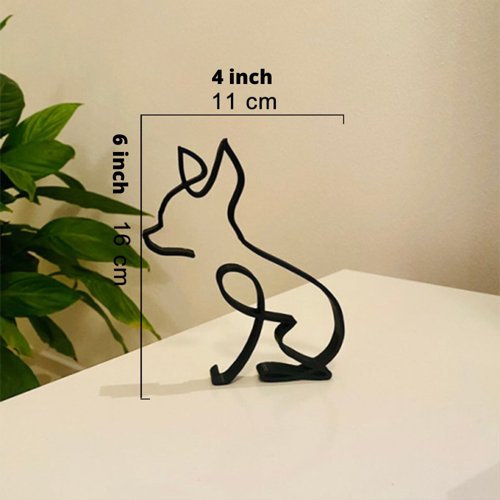 Delira Decoratief Dierenbeeld Hond of Kat