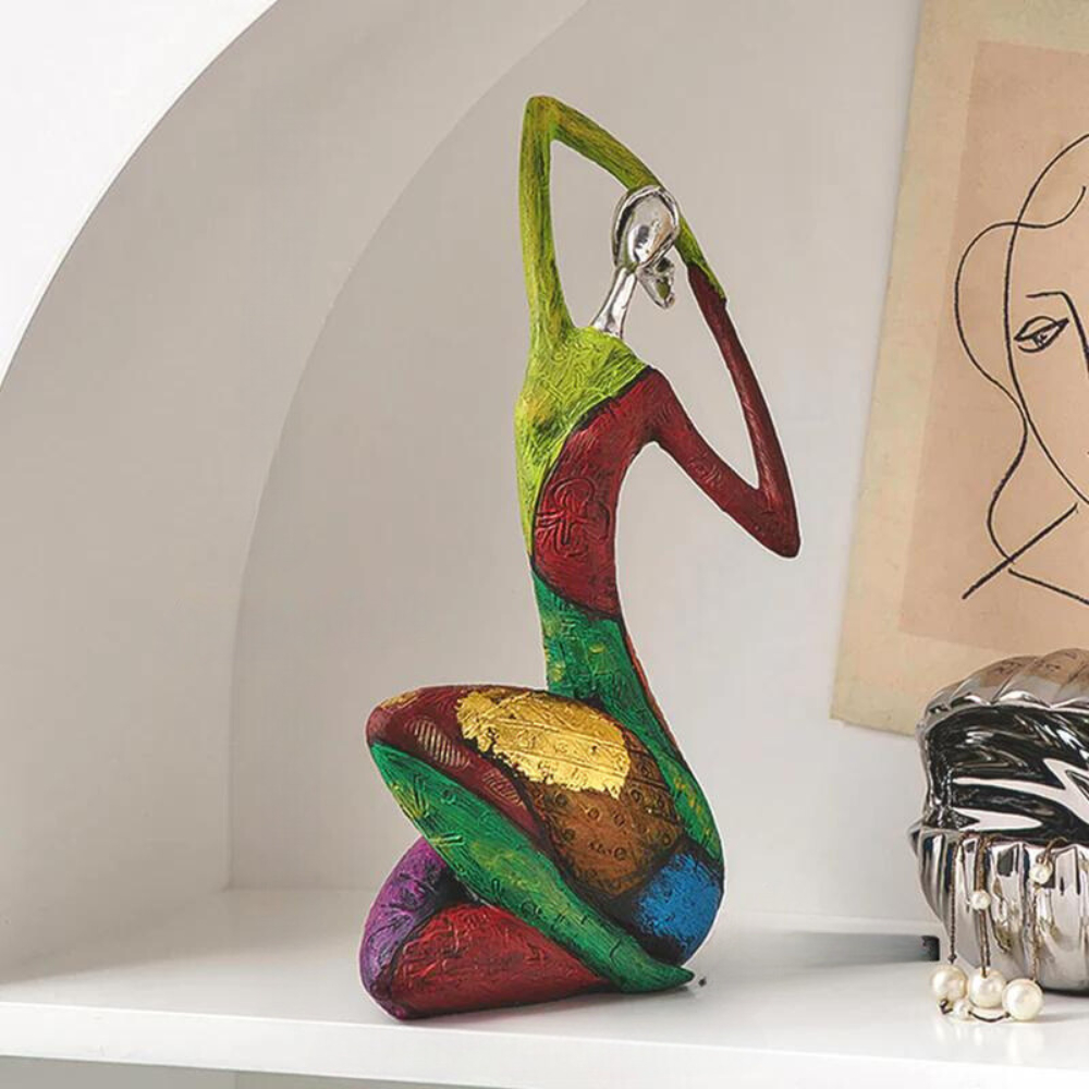 Delira Sculptuur Kleurrijke Abstracte Vorm