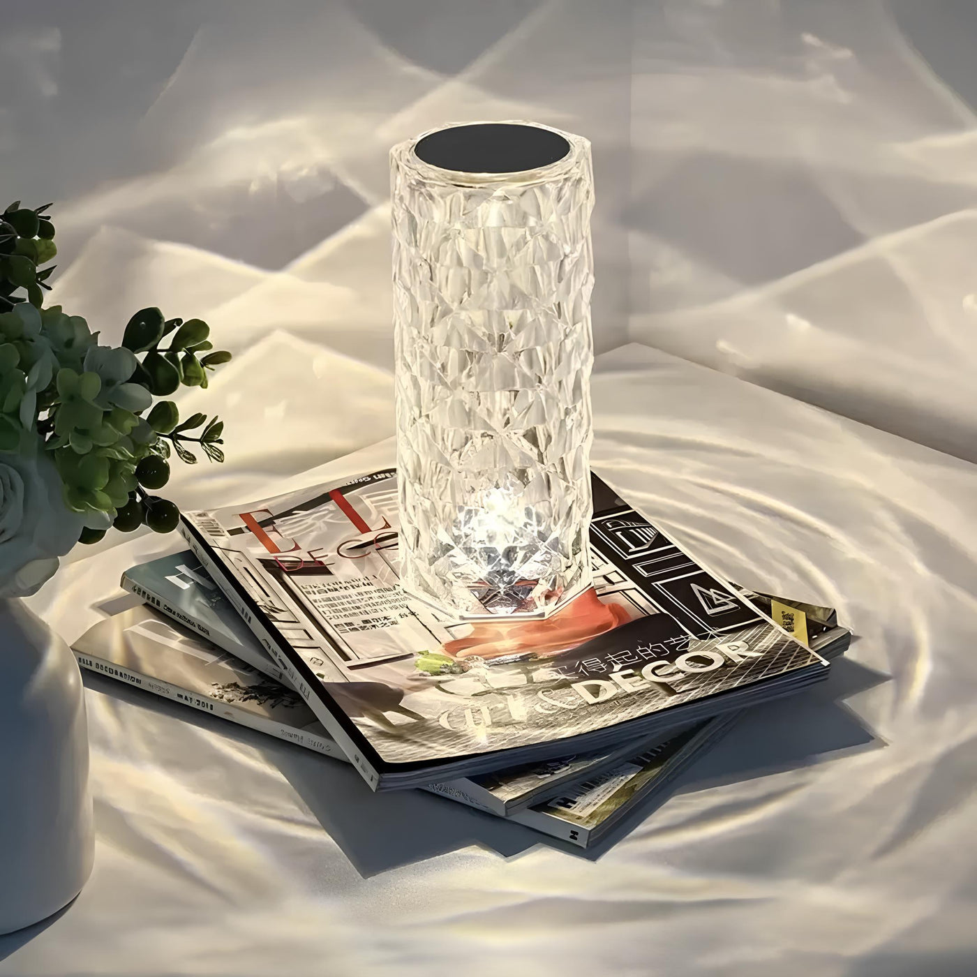 Delira Tafellamp Kristal Touch Dimbaar