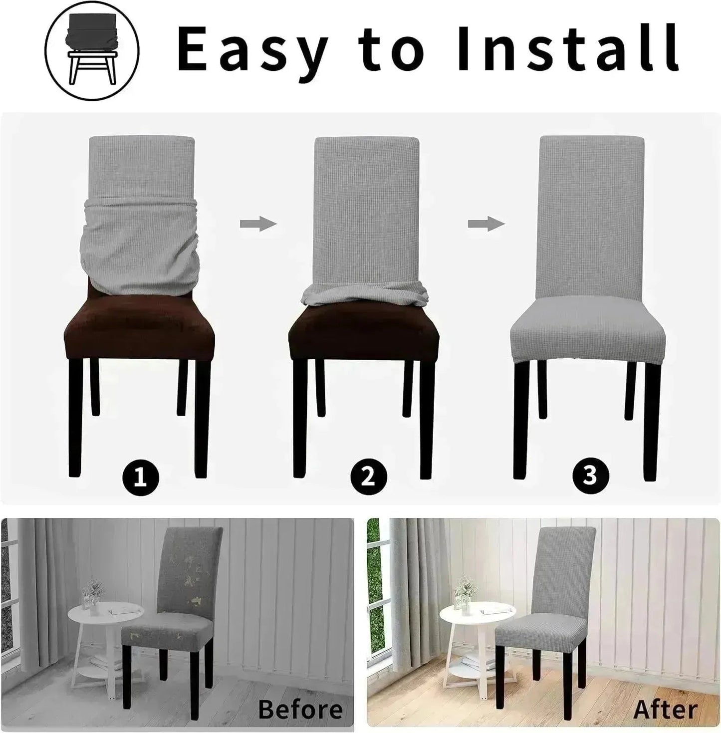 ChairGuard™ - Bescherm je stoelen tegen kattenkrassen en behoud de stijl