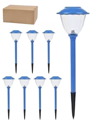 Delira Solar Padverlichting Set van 8 RVS Buitenlampen